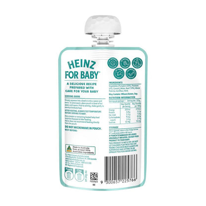 Heinz Pumpkin Potato & Beef Baby Food Pouch 6+ Months - 120g