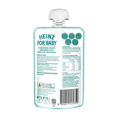 Heinz Beef Bolognese & Vegetables Baby Food Pouch 6+ Months - 120g