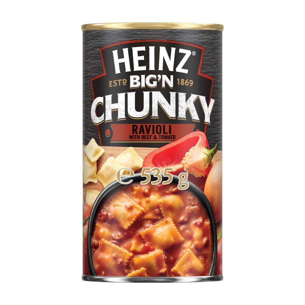 Heinz Big'n Chunky Soup Ravioli With Beef & Tomato - 535g