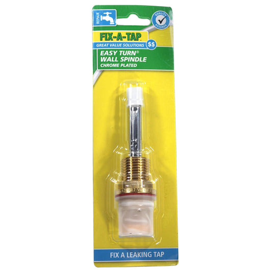Fix a Tap Chrome Easy Turn Wall Spindle - 85mm