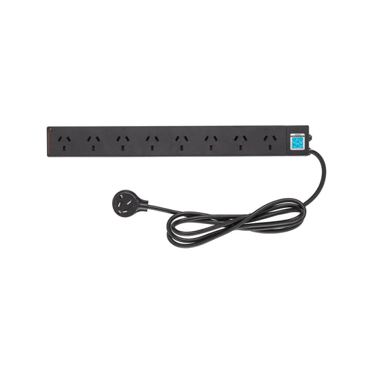 Hpm General Purpose 8 Outlet Surge Protected Powerboard