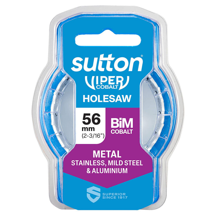 Sutton Tools 56mm Viper Cobalt Bi Metal Holesaw