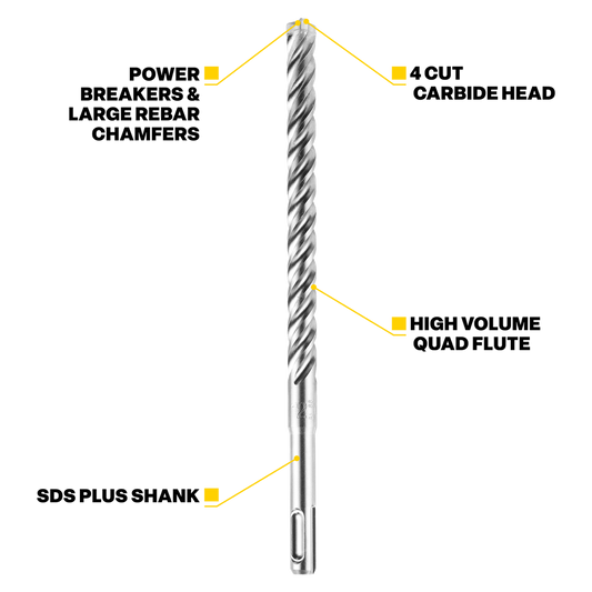 Kango K4 SDS Plus Drill Bit 12 x 210mm