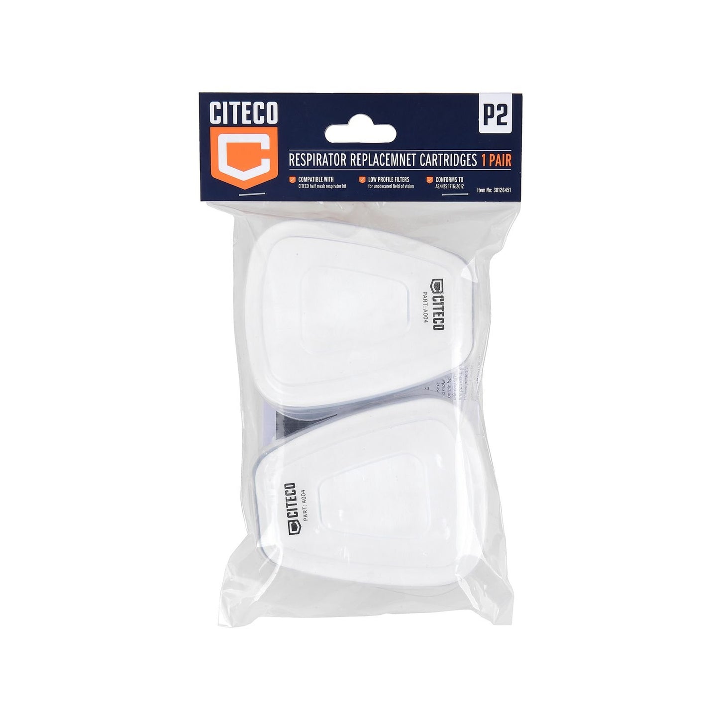 Citeco P2 Replacement Cartridge with Adaptor - 110 x 90 x 70mm