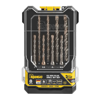 Kango SDS Plus Drill Bit Set - K2 - 8 Piece
