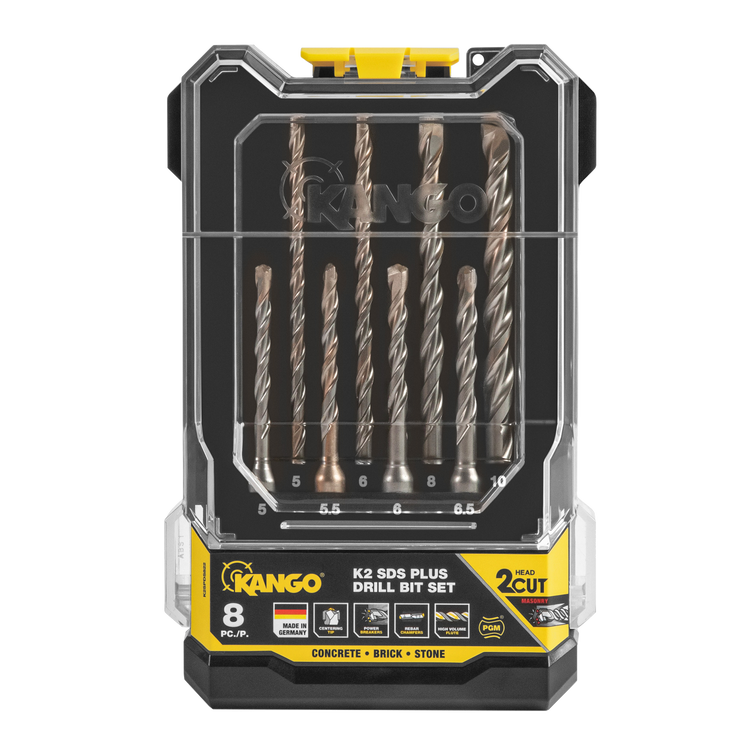 Kango K2 SDS Plus Drill Bit Set 8 Piece
