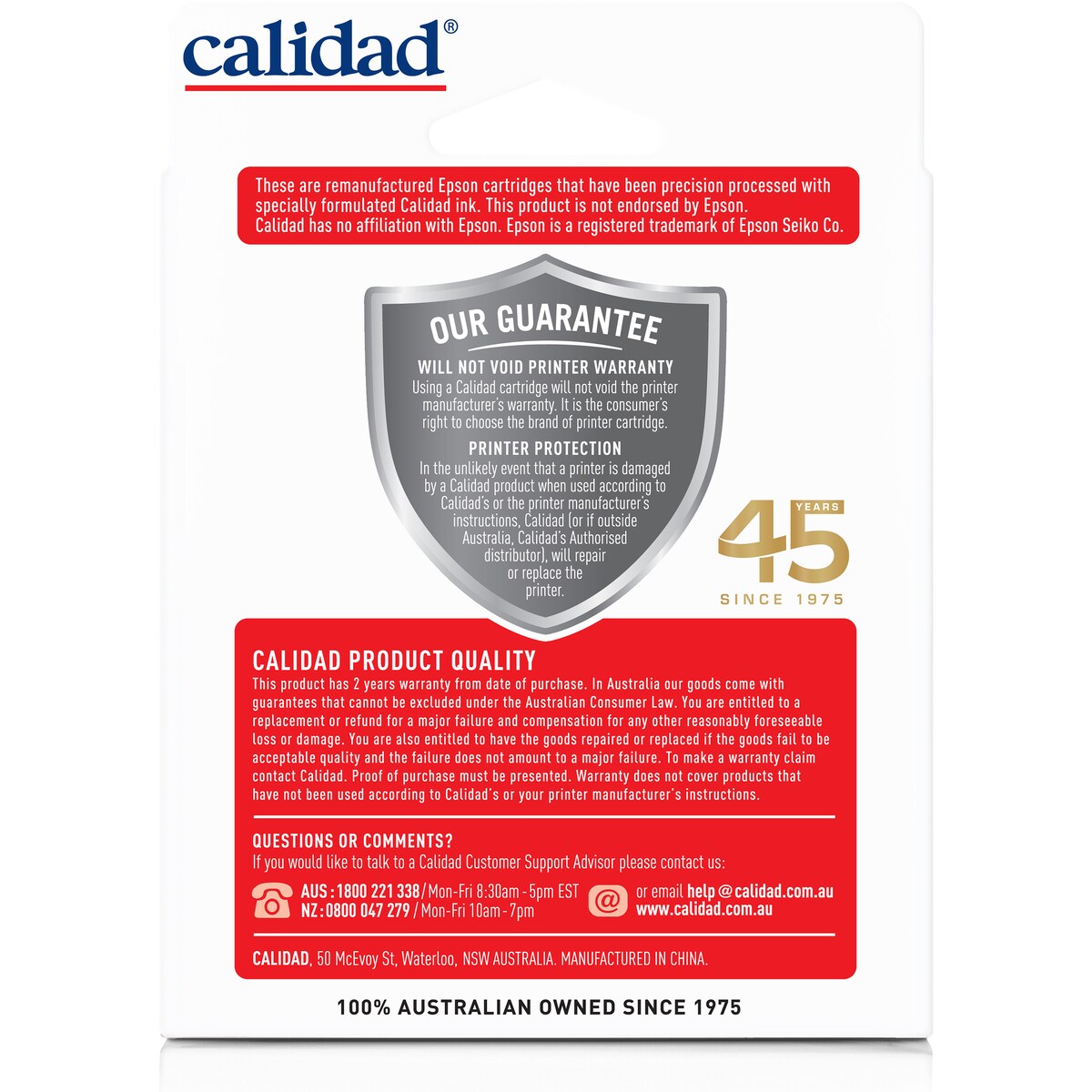 Calidad Epson 220 Bcmy 4 Pack