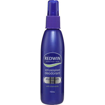 Redwin Anti-perspirant Deodorant Aerosol Aluminium Free Sport 150ml