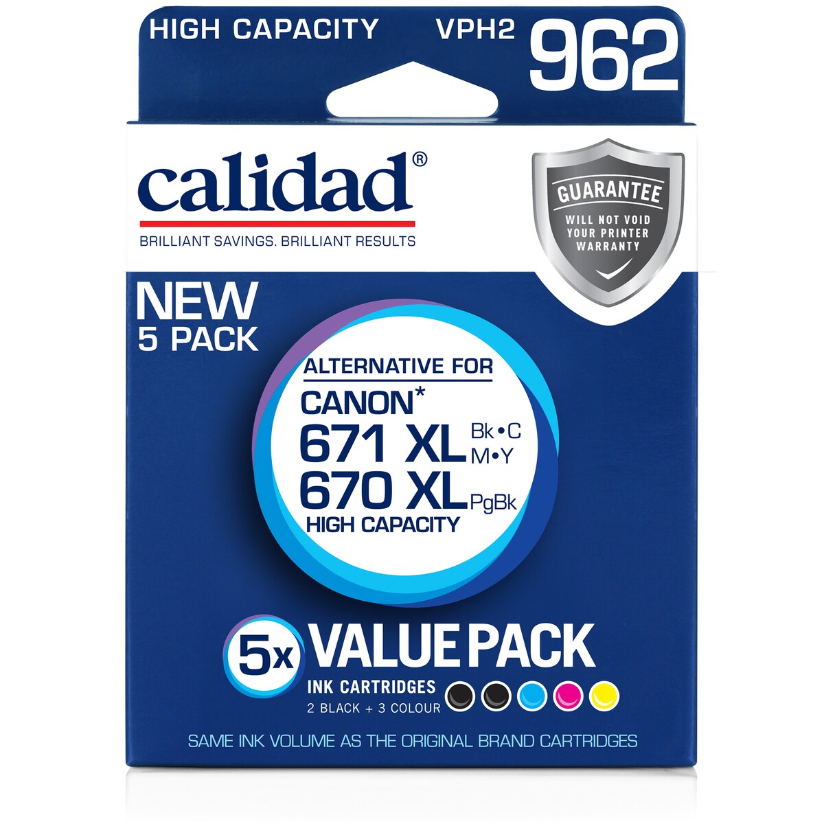 Calidad Canon Pgi670/cli671 Bbcmy 5 Pack