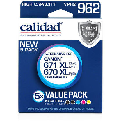 Calidad Canon Pgi670/cli671 Bbcmy 5 Pack