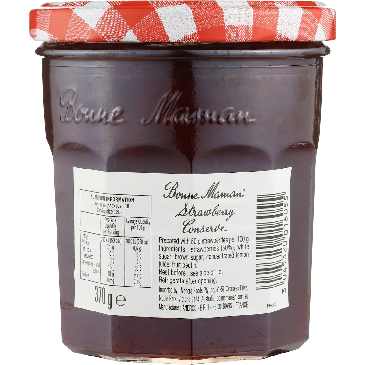 Bonne Maman Strawberry Conserve 370g