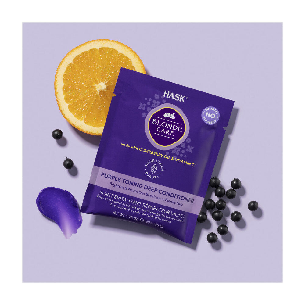 Hask Blonde Care Purple Deep Conditioner - 50g