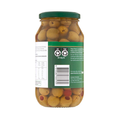 Three Threes Stuffed Olives - 500g