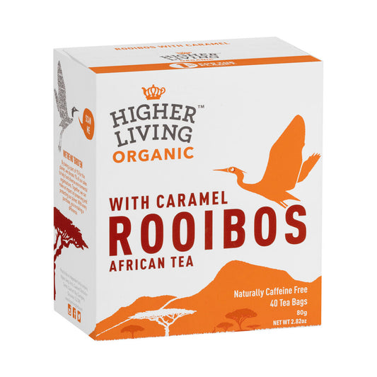 Higher Living Organic Rooibos Caramel - 40 pack