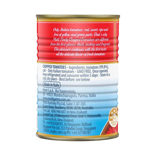 Mutti Polpa Tomatoes Finely Chopped - 400g