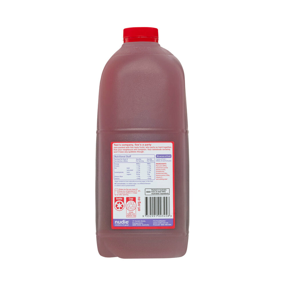 Nudie Juice Berry Burst - 2L