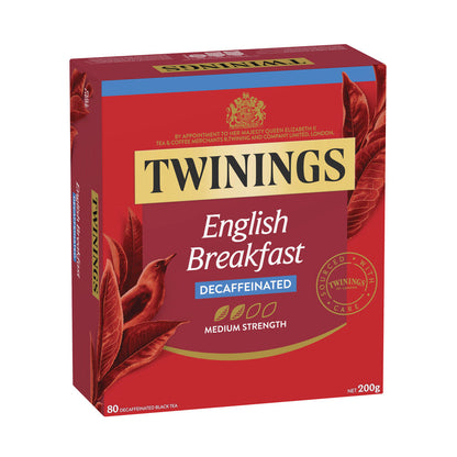 Twinings English Breakfast Decaf Tea Bags - 80 pack