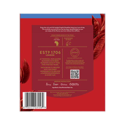 Twinings English Breakfast Decaf Tea Bags - 80 pack