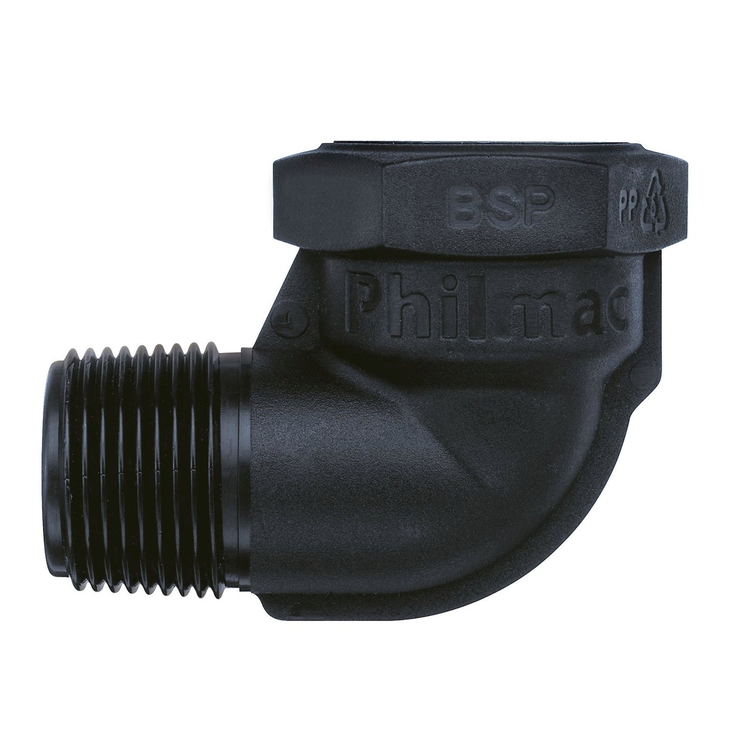 Philmac BSP Threaded Elbow - 1" - 90°