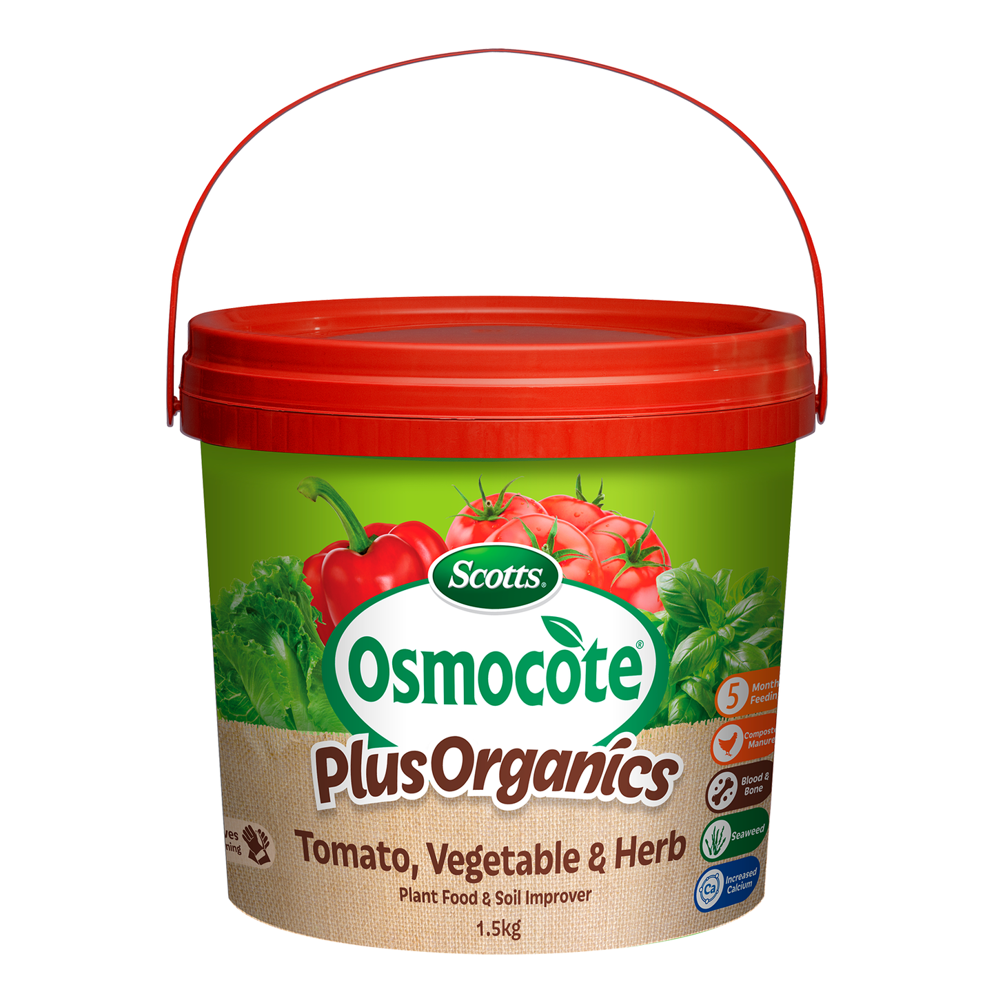 Scotts Osmocote Plus Organics - 1.5kg - Vegetable & Herb