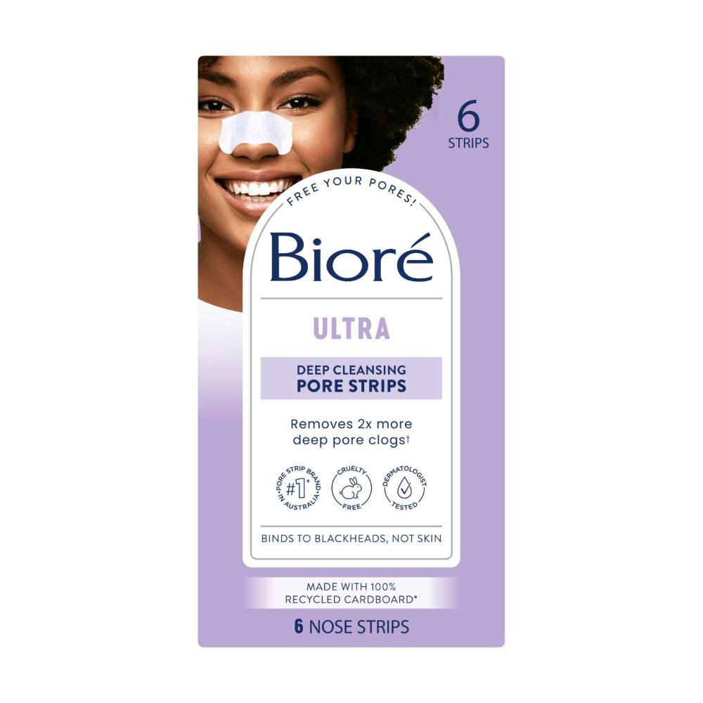 Biore Ultra Nose Strips - 6 pack