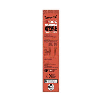 Carman's Fruit Straps Apple & Strawberry - 70g