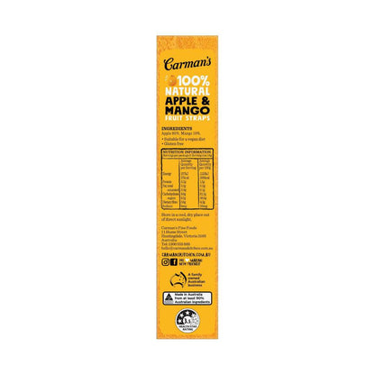 Carman's Fruit Straps Apple & Mango - 70g