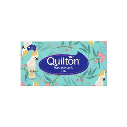 Quilton 2-ply Hypo Allergenic Facial Tissues - 250 Pack