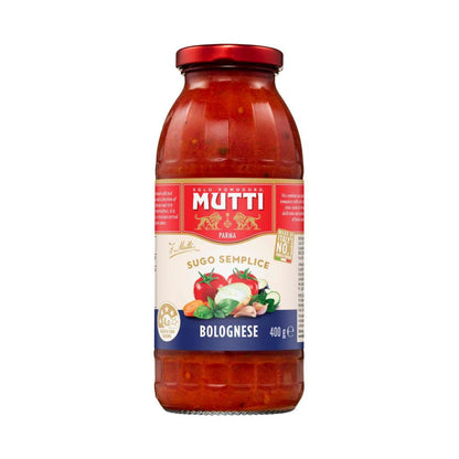 Mutti Sugo Semplice Bolognese Pasta Sauce - 400g