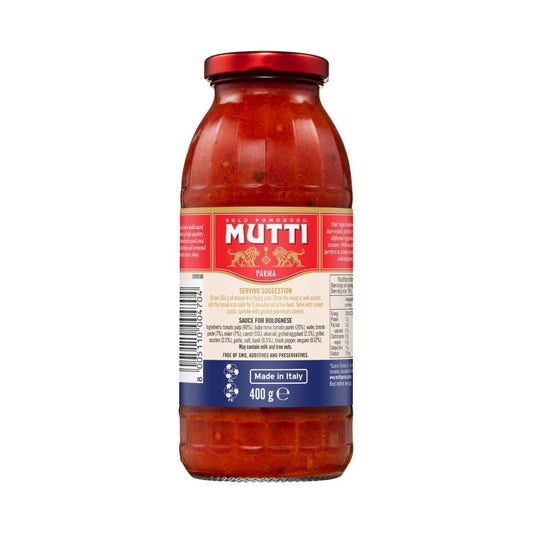 Mutti Sugo Semplice Bolognese Pasta Sauce - 400g