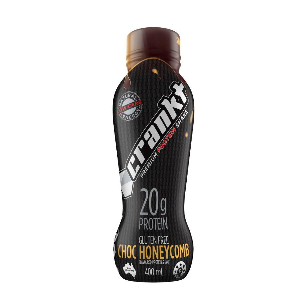 Crankt Premium Protein Shake Choc Honeycomb - 400mL