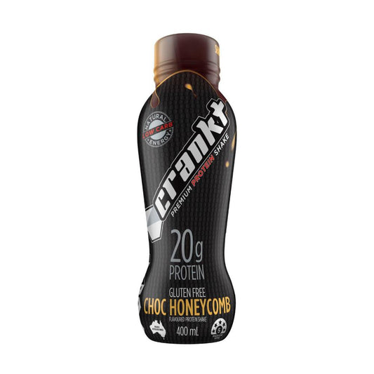 Crankt Premium Protein Shake Choc Honeycomb - 400mL