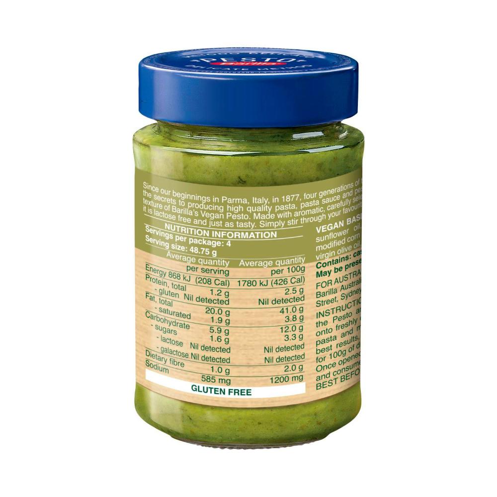 Barilla Basilico Vegan Pesto - 195g