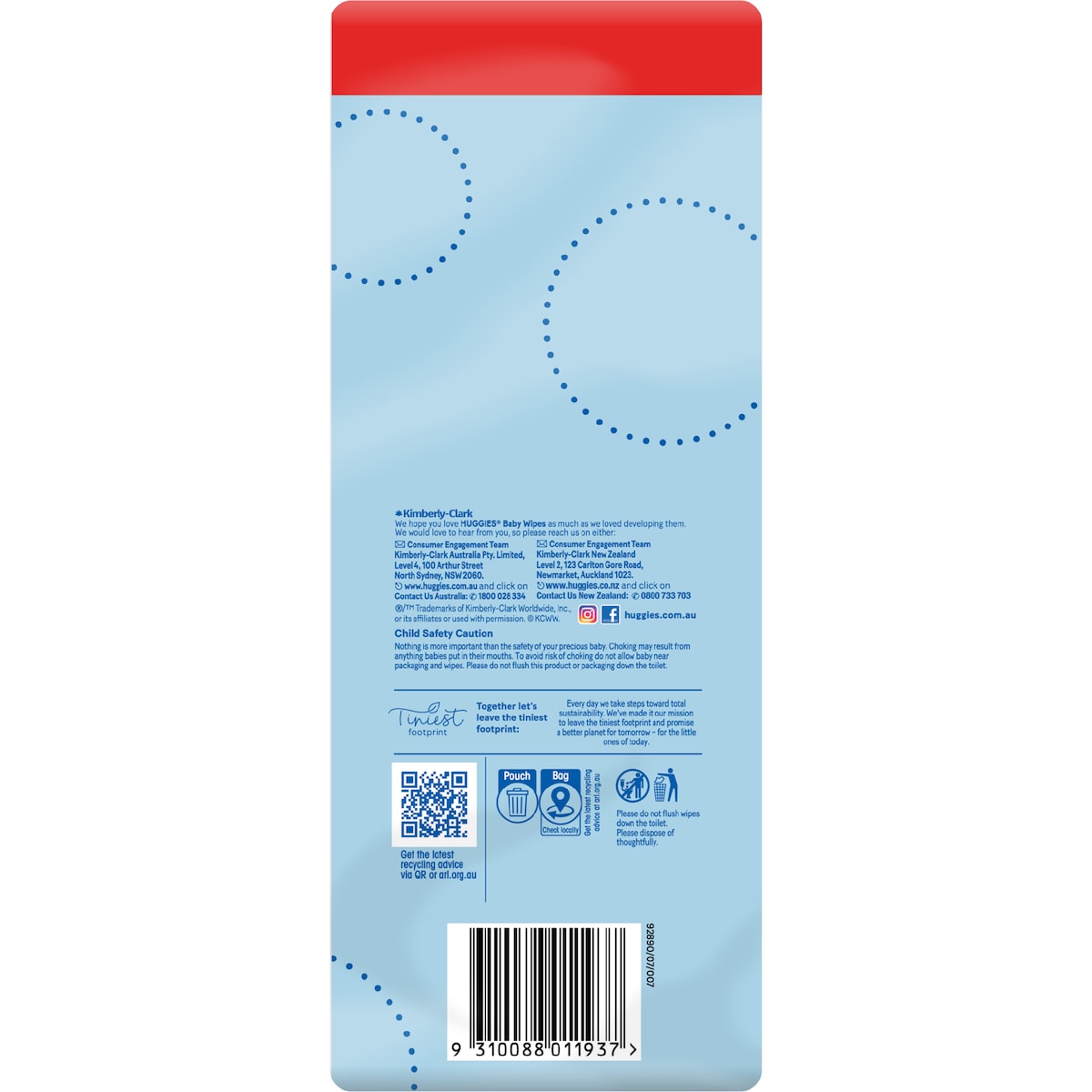 Huggies Gentle Cleanse Baby Wipes Coconut Oil 240 Pack