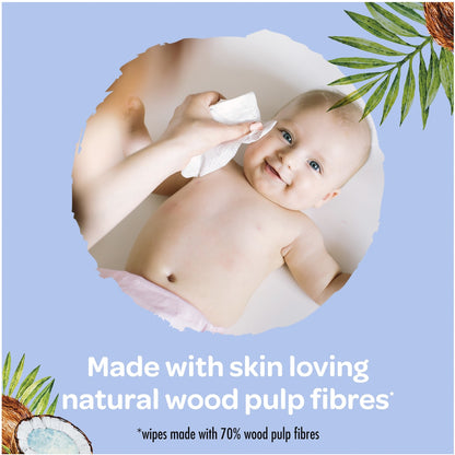 Huggies Gentle Cleanse Baby Wipes Coconut Oil 240 Pack