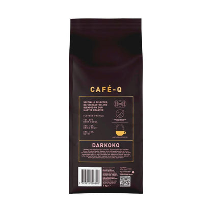 Grinders Cafe - Q Darkoko Coffee Beans - 1kg