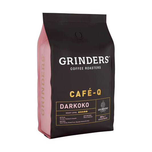 Grinders Cafe - Q Darkoko Coffee Beans - 500g
