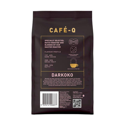 Grinders Cafe - Q Darkoko Coffee Beans - 500g
