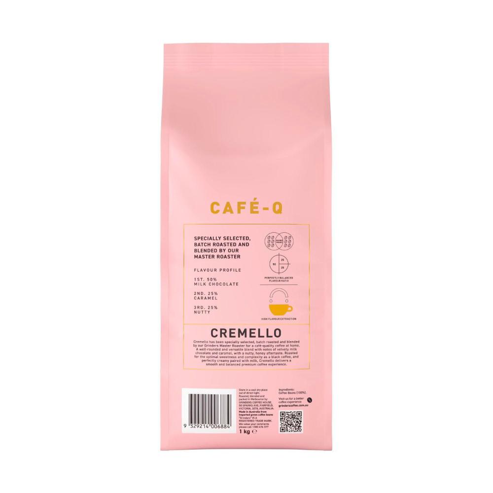 Grinders Cafe - Q Cremello Coffee Beans - 1kg