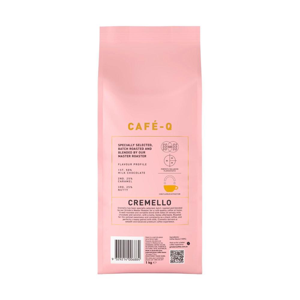 Grinders Cafe - Q Cremello Coffee Beans - 1kg