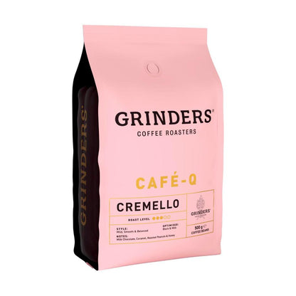 Grinders Cafe - Q Cremello Coffee Beans - 500g