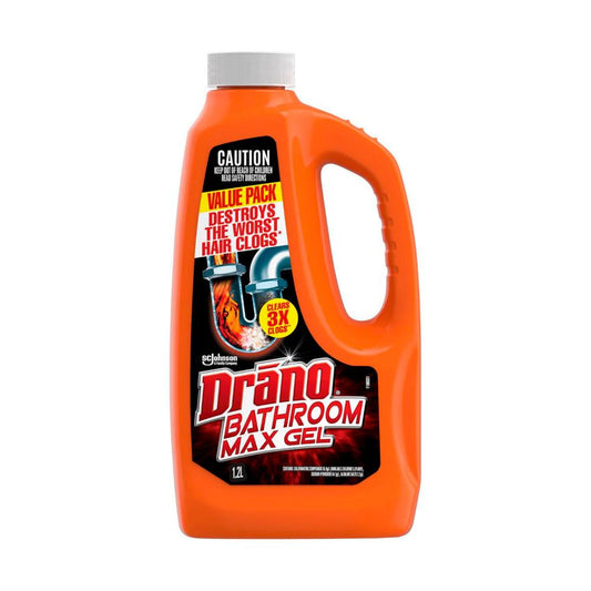 Drano Bathroom Max Gel Drain Liquid - 1.2L