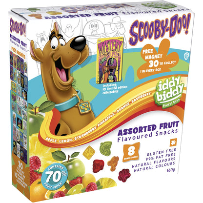 Iddy Biddy Fruit Snacks Assorted Flavours 160g 8 Pack