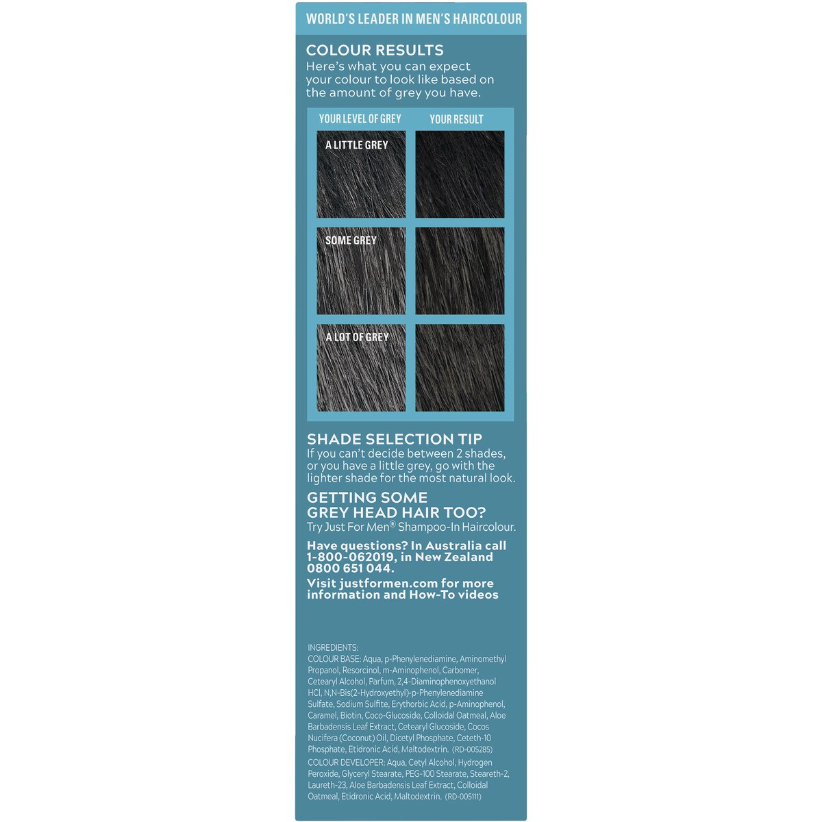 Just For Men Moustache & Beard Black 70g