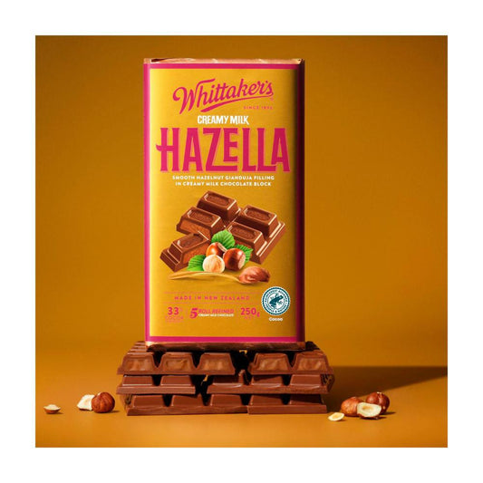 Whittaker's Chocolate Creamy Hazella Milk Chocolate Block - 250g