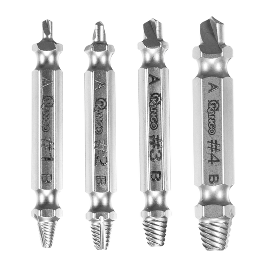 Kango No #1 #2 #3 #4 Screw Extractors Set 4 Piece