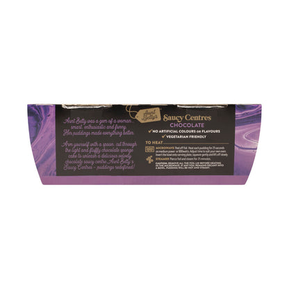 Aunt Betty's Pudding Saucy Centres Chocolate 2 Pack - 200g