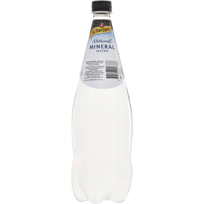 Schweppes Natural Mineral Water Bottle Natural 1.1L