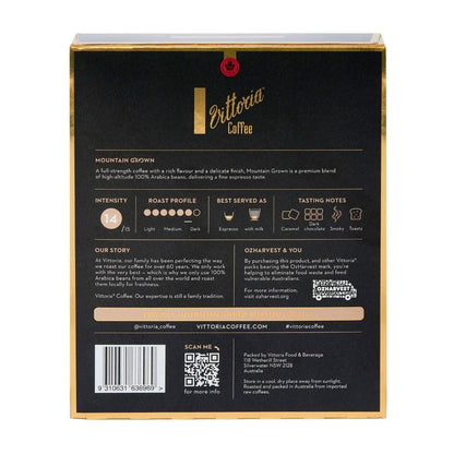 Vittoria Mountain Grown Nespresso Compatible Aluminium Coffee Capsules - 20 Pack