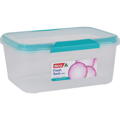 Decor Fresh Seal Clips Oblong Container 7l Each